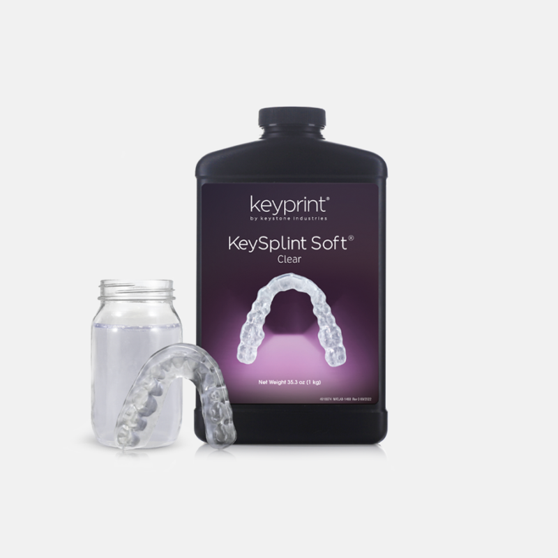Keyprint KeySplint Soft Clear Abutment Direct